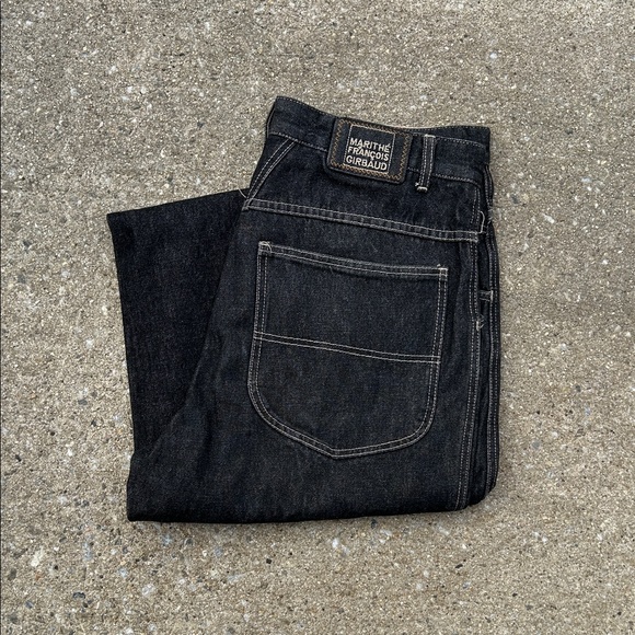 Marithe Francois Girbaud Dark Denim Jeans for Men